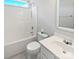 Bathroom with a bathtub/shower combination and a white vanity at 1184 Lempster Nw Dr, Concord, NC 28027