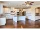 Large kitchen featuring an island, stainless steel appliances, granite countertops, and lots of storage at 1281 Arges River Dr, Fort Mill, SC 29715