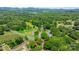 An aerial view outlining the boundaries of the property and the home location at 1300 Nc 90 W Hwy, Taylorsville, NC 28681