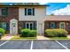 Charming townhome with brick facade, lush landscaping, and parking, offering curb appeal and convenience at 1330 5Th Ne St, Hickory, NC 28601