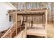 View of an inviting covered back porch with wood flooring, railings, and steps to the backyard at 1370 Poole Rd, Salisbury, NC 28146