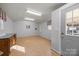Spacious bonus room with bright lighting, storage, and an exterior entrance at 1370 Poole Rd, Salisbury, NC 28146