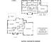 Floor plan of a house featuring multiple bedrooms, living spaces, and a three-car garage at 14701 Jockeys Ridge Dr, Charlotte, NC 28277
