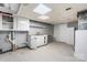 Basement area includes cabinets, sink, and utility connections at 1753 28Th Ne St, Hickory, NC 28601