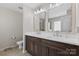 Bathroom featuring a double vanity with a white countertop and two mirrors at 2042 Newport Dr, Fort Mill, SC 29707