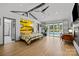 Spacious bedroom with ensuite bath, workout equipment and backyard pool access at 2121 Valencia Ter, Charlotte, NC 28226