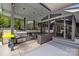 Outdoor kitchen features a built-in grill and bar area at 2121 Valencia Ter, Charlotte, NC 28226