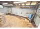 Unfinished basement with concrete walls and utilities at 2482 E Nc 10 Hwy, Conover, NC 28613