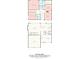 Detailed floor plan showcasing layout of home, including room dimensions at 2802 Azalea Hills Dr, Charlotte, NC 28262