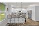 Stylish kitchen with white cabinetry, granite counters, and stainless steel appliances at 2908 Burgess Dr, Charlotte, NC 28208