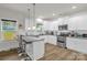 Bright kitchen with granite counters, stainless steel appliances, and stylish pendant lighting at 2908 Burgess Dr, Charlotte, NC 28208