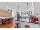 Spacious eat-in kitchen with a large island, stainless steel appliances, and hardwood flooring at 314 Euclid Ave, Statesville, NC 28677