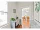 Bright home office nook with a granite desk area near a window, adjacent to the dining room at 319 S Oakland St, Gastonia, NC 28052