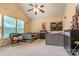 A charming bedroom with two beds, carpet and natural light is shown at 5656 Cambridge Bay Dr, Charlotte, NC 28269