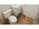 Bathroom with updated vanity at 6041 Misty Way Ln, Charlotte, NC 28212
