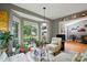 Inviting living room with lots of natural light and backyard views at 6717 Bickham Ln, Charlotte, NC 28269