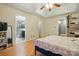 Bright main bedroom with an ensuite bathroom and large closet at 6717 Bickham Ln, Charlotte, NC 28269