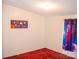 Bedroom featuring carpet and a window with galaxy-themed curtains for added privacy at 745 Rock Castle Dr, York, SC 29745