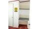 Closet with built-in desk and shelving, offering practical storage solutions at 745 Rock Castle Dr, York, SC 29745