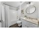 Bathroom featuring a shower-tub combination and vanity at 8709 Huntland Ct, Charlotte, NC 28277
