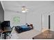 Bedroom with carpet, ceiling fan, and natural light at 1001 Berwick Ct, Waxhaw, NC 28173