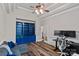 Bright office space with built-in shelving and hardwood flooring at 1001 Berwick Ct, Waxhaw, NC 28173