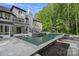 An inviting backyard pool with a pristine patio is perfect for relaxing or entertaining guests at 1001 Berwick Ct, Waxhaw, NC 28173