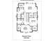 Second floor plan featuring bedrooms, bathrooms, closets, and office/bedroom layout at 1241 Rollins Ave, Charlotte, NC 28205