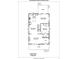 Detailed first floor plan showcasing spacious living areas, kitchen, dining room, and bedroom layout at 1241 Rollins Ave, Charlotte, NC 28205
