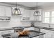 Gourmet kitchen boasts sleek white cabinetry, subway tile backsplash, and stainless steel appliances at 1241 Rollins Ave, Charlotte, NC 28205