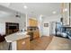Bright kitchen with stainless steel appliances, a breakfast bar, and open layout at 146 Burtons Barn Rd, Mooresville, NC 28115