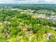 Aerial view showcasing the property, lush greenery, and neighborhood surroundings at 1581 Granville Rd, Rock Hill, SC 29732