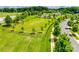 Expansive green space fenced in for community with trees at 217 Barberry Dr, Belmont, NC 28012