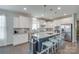 Well-equipped kitchen featuring granite countertops, stainless steel appliances, and ample cabinet space at 217 Barberry Dr, Belmont, NC 28012
