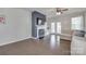 Comfortable living room with fireplace and lots of natural light at 217 Barberry Dr, Belmont, NC 28012