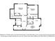 Floor plan showing the layout of the bedrooms and bathrooms at 2327 Glenway Trail Ct, Pineville, NC 28134