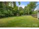 Large grassy backyard with mature trees at 304 Miller Ave, Salisbury, NC 28144