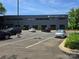 Exterior of The Health Club with parking lot and modern architecture at 5210 Kelly St, Charlotte, NC 28205