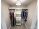 Walk-in closet featuring built-in shelving and ample storage space at 8105 Rachel Ct, Waxhaw, NC 28173