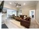 Bright and airy living room featuring hardwood floors and an open concept design at 8105 Rachel Ct, Waxhaw, NC 28173