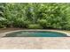 A large pool with a hot tub and plenty of trees at 9831 Sedgefield Dr, Waxhaw, NC 28173