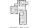 Detailed second floor plan showcasing layout, including bedrooms, bathrooms, bonus room and stairs at 04 Lurecliff Pl, Fort Mill, SC 29708
