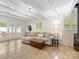 Cozy living room with fireplace, neutral color palette and outdoor access to the patio at 1031 Eldorado Ave, Charlotte, NC 28262
