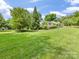 Expansive lush green lawn and mature trees surrounding a bright and beautiful home at 1031 Eldorado Ave, Charlotte, NC 28262