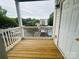 Private balcony with wooden floors that offers neighborhood views and outdoor space at 10673 Hill Point Ct, Charlotte, NC 28262