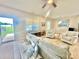 Comfortable living room features neutral paint, light wood floors, and cozy seating arrangement at 132 Swimmers Ln, Salisbury, NC 28146