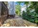 Wooden deck on side of the house is ideal for outdoor entertaining and relaxation at 1458 Bedlington Nw Dr, Charlotte, NC 28269