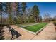 Beautiful bocce ball courts for community recreation at 16042 River Tree Ln, Charlotte, NC 28278