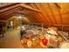Unfinished attic with exposed beams, plywood flooring, and lots of potential at 1610 Ford St, Charlotte, NC 28216