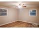 Bedroom with two windows at 1708 Dogwood Ln, Lancaster, SC 29720